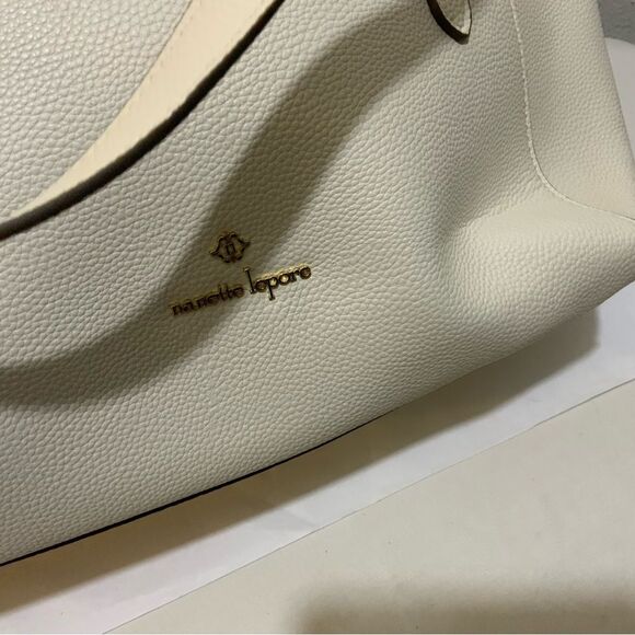 NANETTE LEPORE Dome Tote Crossbody In white Vanilla - Picture 12 of 12